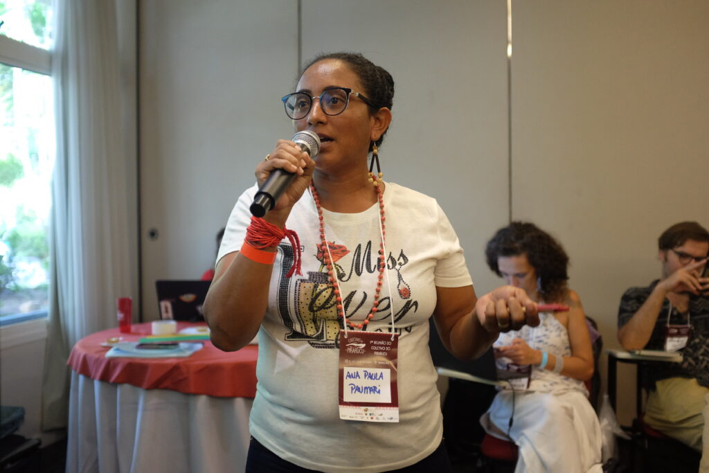 Ana Paula Paumari é secretária da AIPA e uma das maiores lideranças femininas do território. Foto: Divulgação/Coletivo Pirarucu